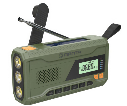 Radio i budzik Manta RO MANTA RDI401G !
